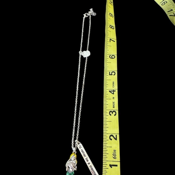 Mermaid Pendant Necklace with Silver Chain - Picture 4 of 4